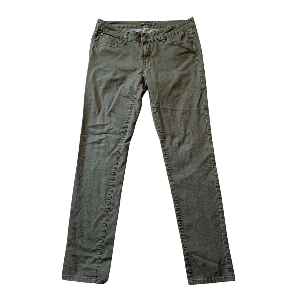 PRANA KARA Skinny Jeans, size 10/30, Olive green Denim pants